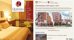 Desktop Screenshot of hotelquintana.com.ar
